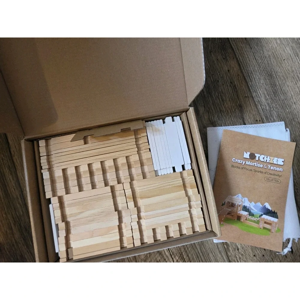 New NIB JOVI Mindly Notches Building Blocks STEM Construction Toy Set $45